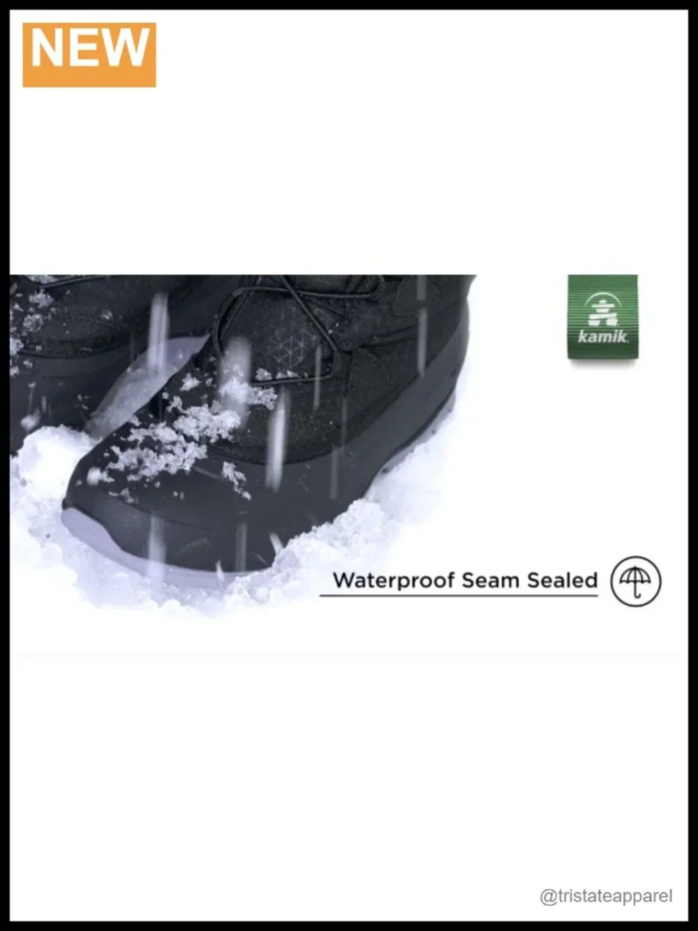 Waterproof Snow Boots Mid-Calf Lace-Up Faux Fur Lining Insulated Winter